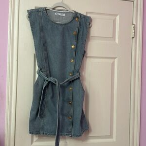 Zara jeans dress